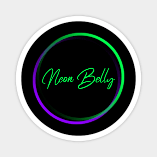 BJJ shirt-Neon belly Magnet